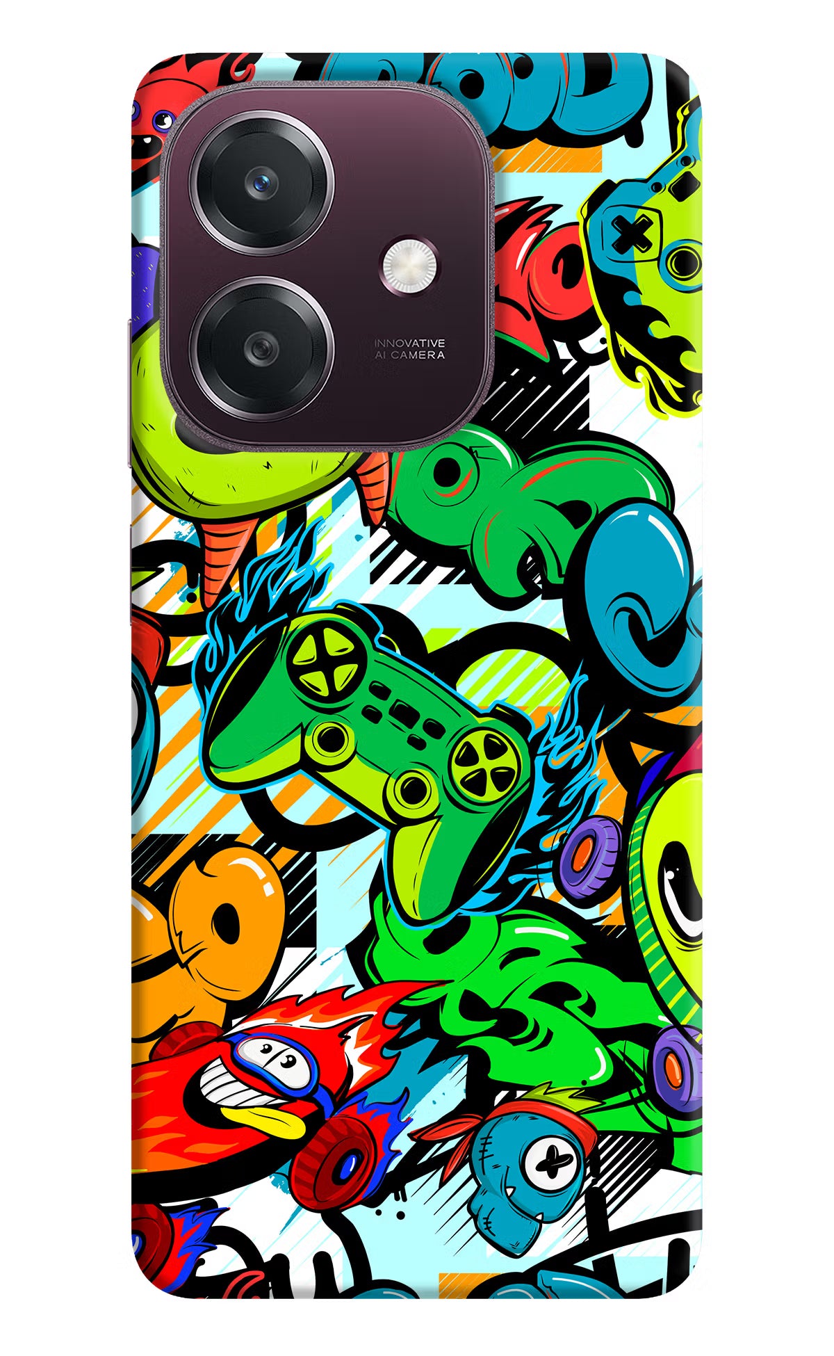 Game Doodle Oppo A3 5G Back Cover