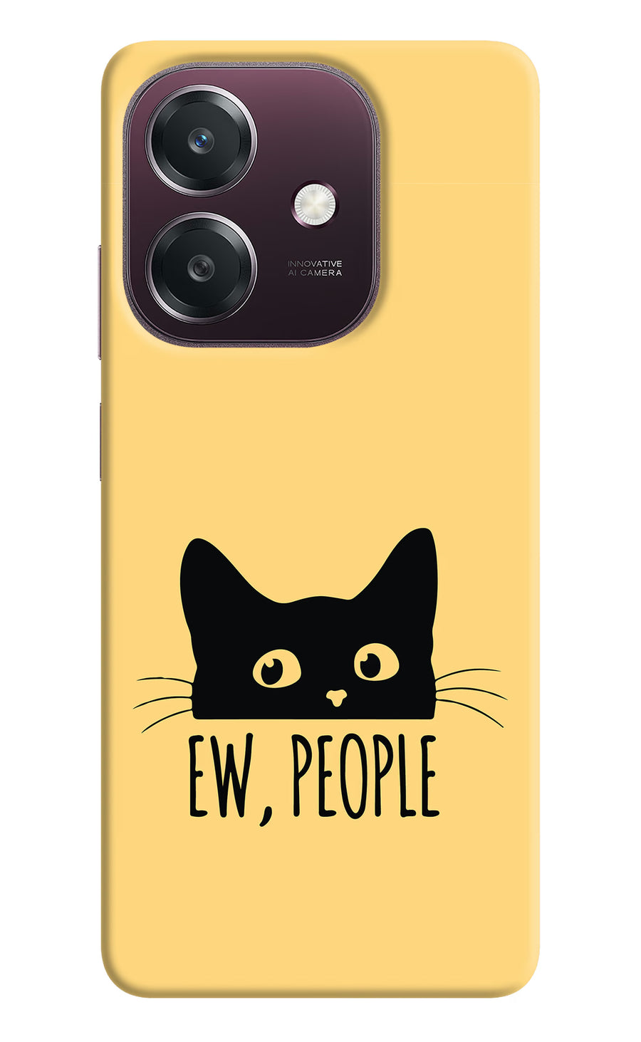Ew People Catitude Oppo A3 5G Back Cover, Hard case