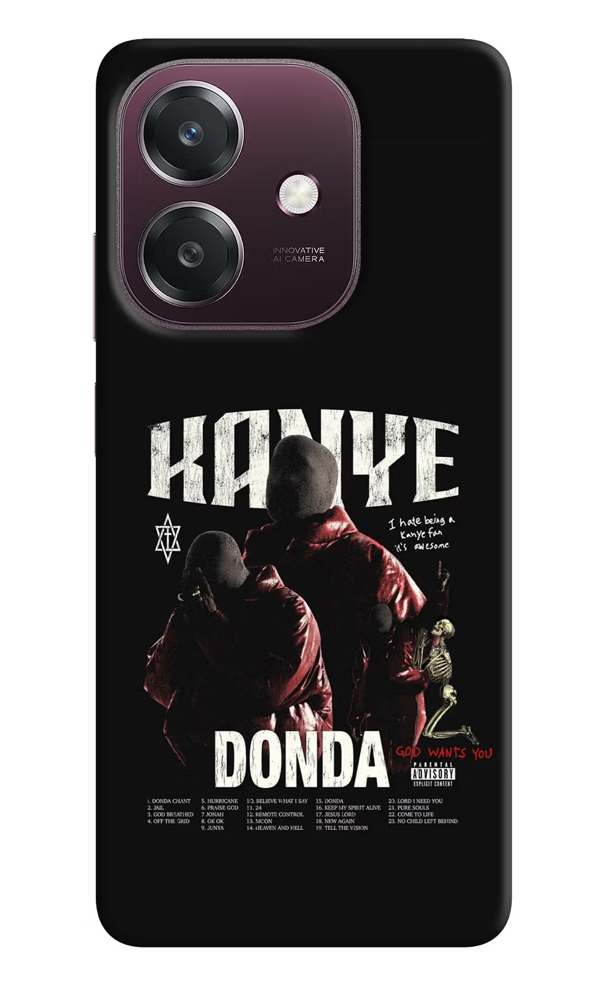 Donda Kanye West Oppo A3 5G Back Cover