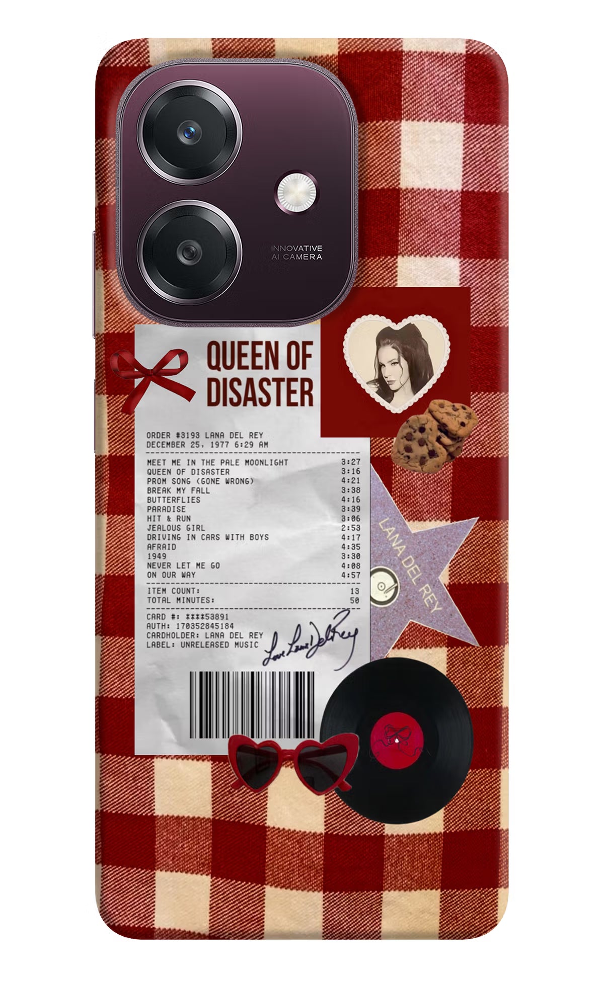 Queen of Disaster Oppo A3 5G Back Cover