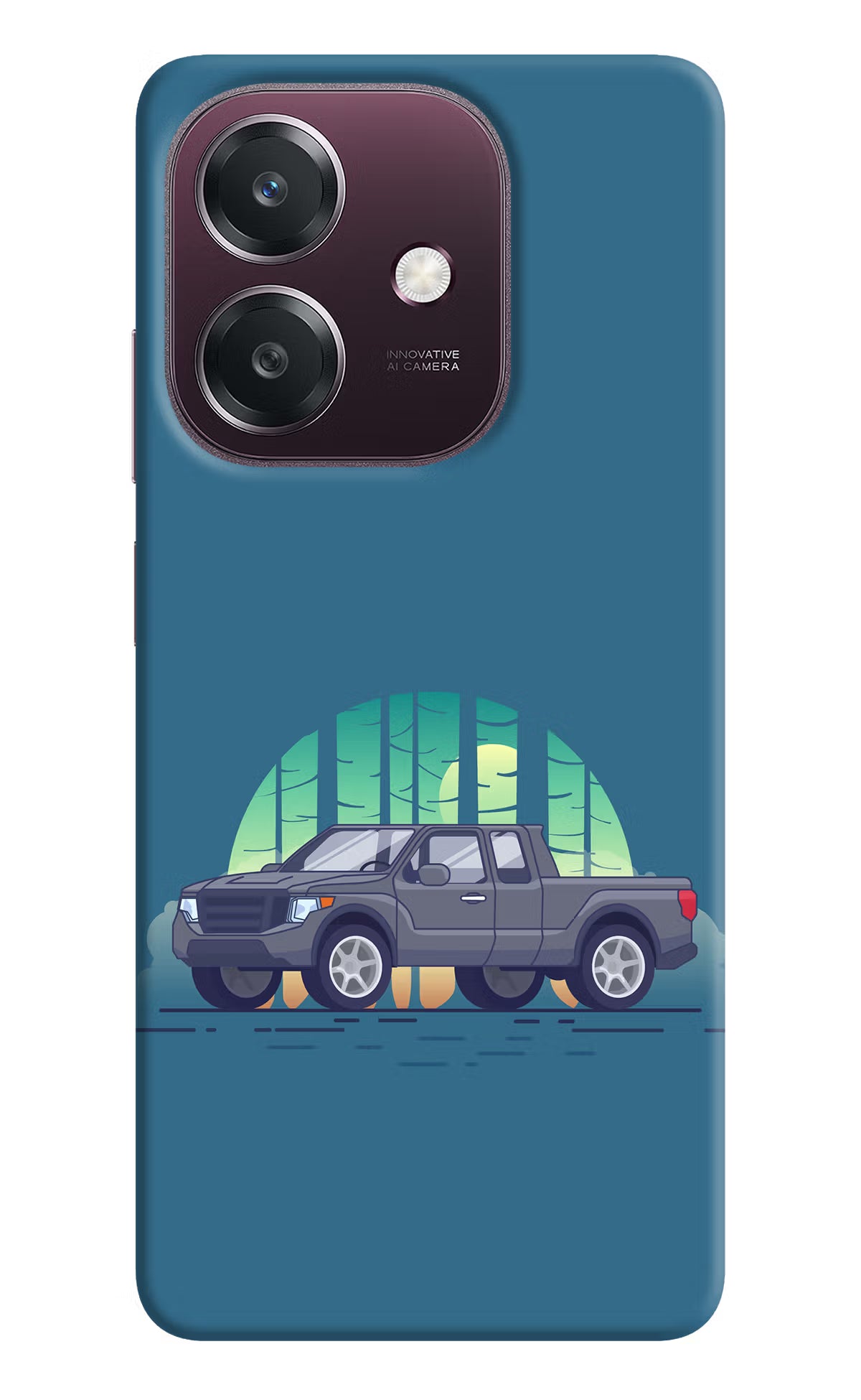 Retro Garage Vibe Oppo A3 5G Back Cover