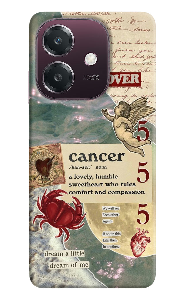 Cancer Zodiac Oppo A3 5G Hard Case Back Cover by Casekaro