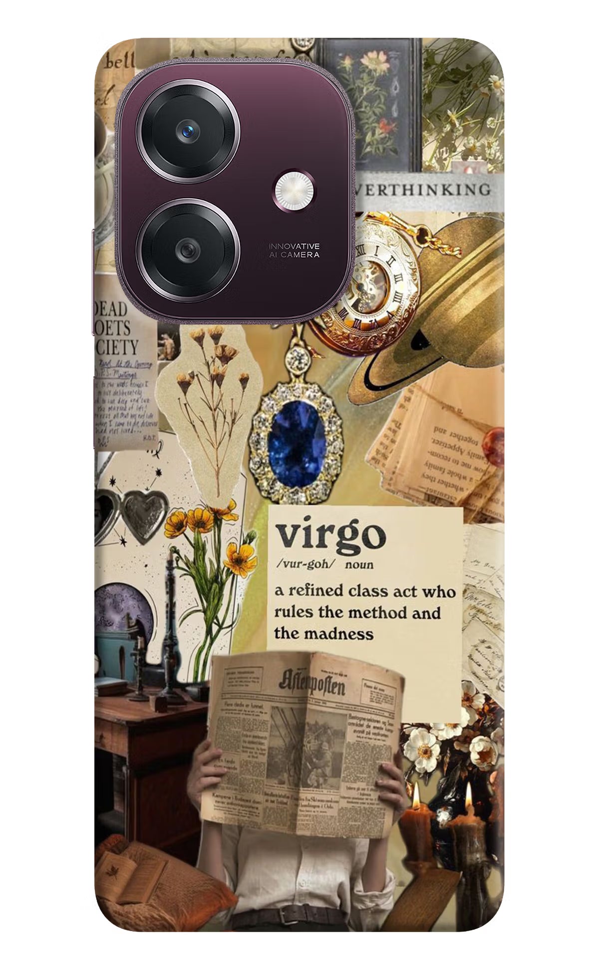 Virgo Zodiac Oppo A3 5G Back Cover