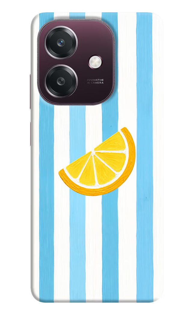Summer Lemon Oppo A3 5G Hard Case Back Cover by Casekaro