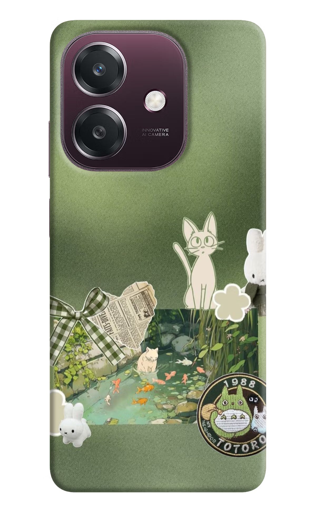 Aesthetic anime Oppo A3 5G Back Cover