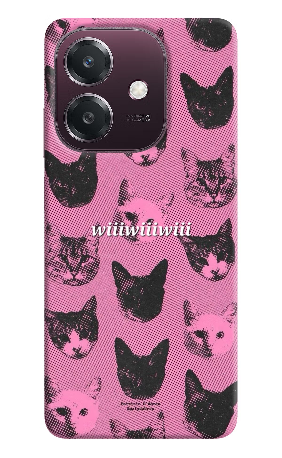 Pink Cats Oppo A3 5G Back Cover