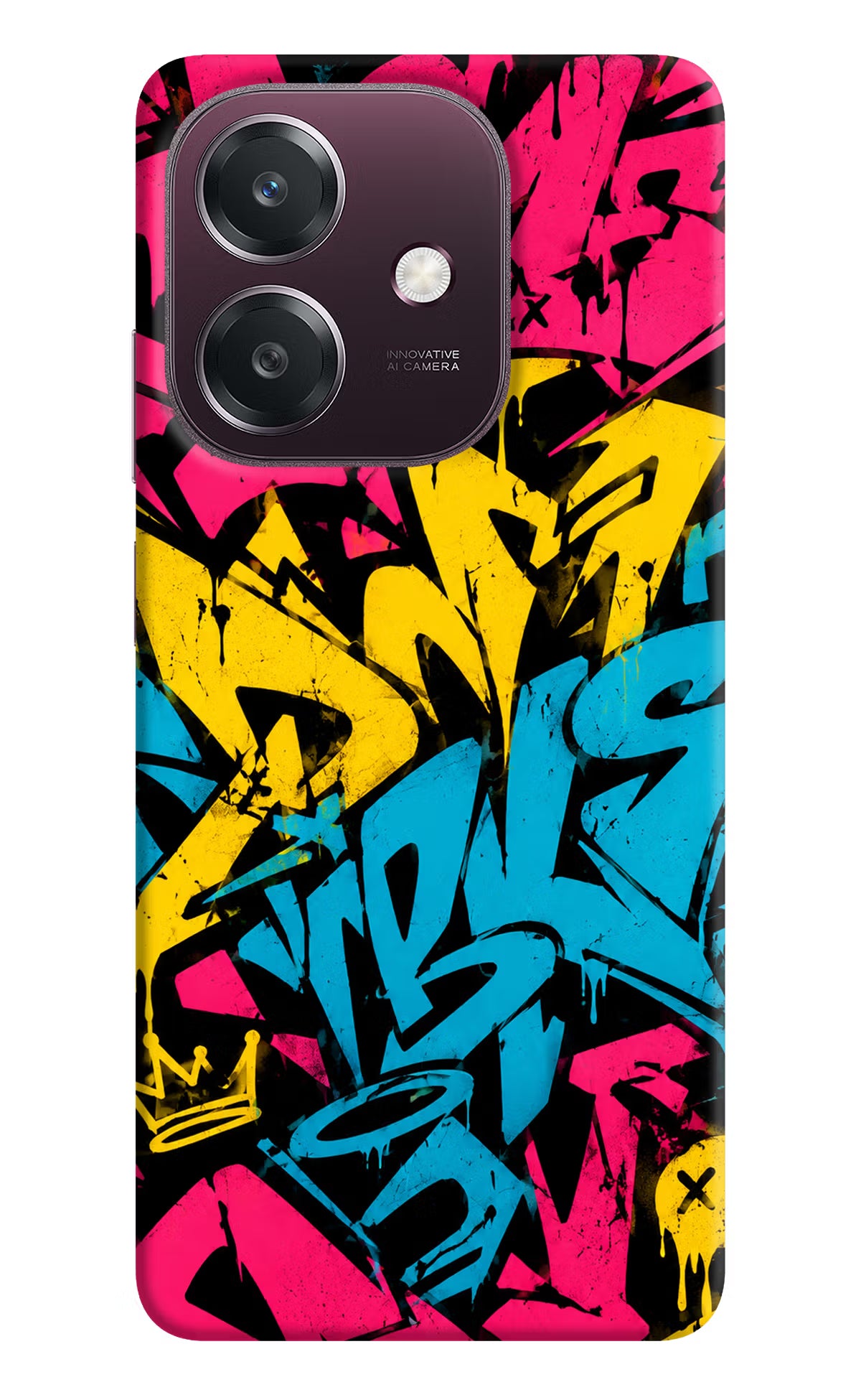 Graffiti Vibe Oppo A3 5G Back Cover