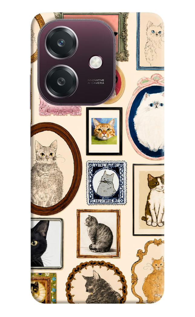 Mirror Cats Oppo A3 5G Hard Case Back Cover by Casekaro