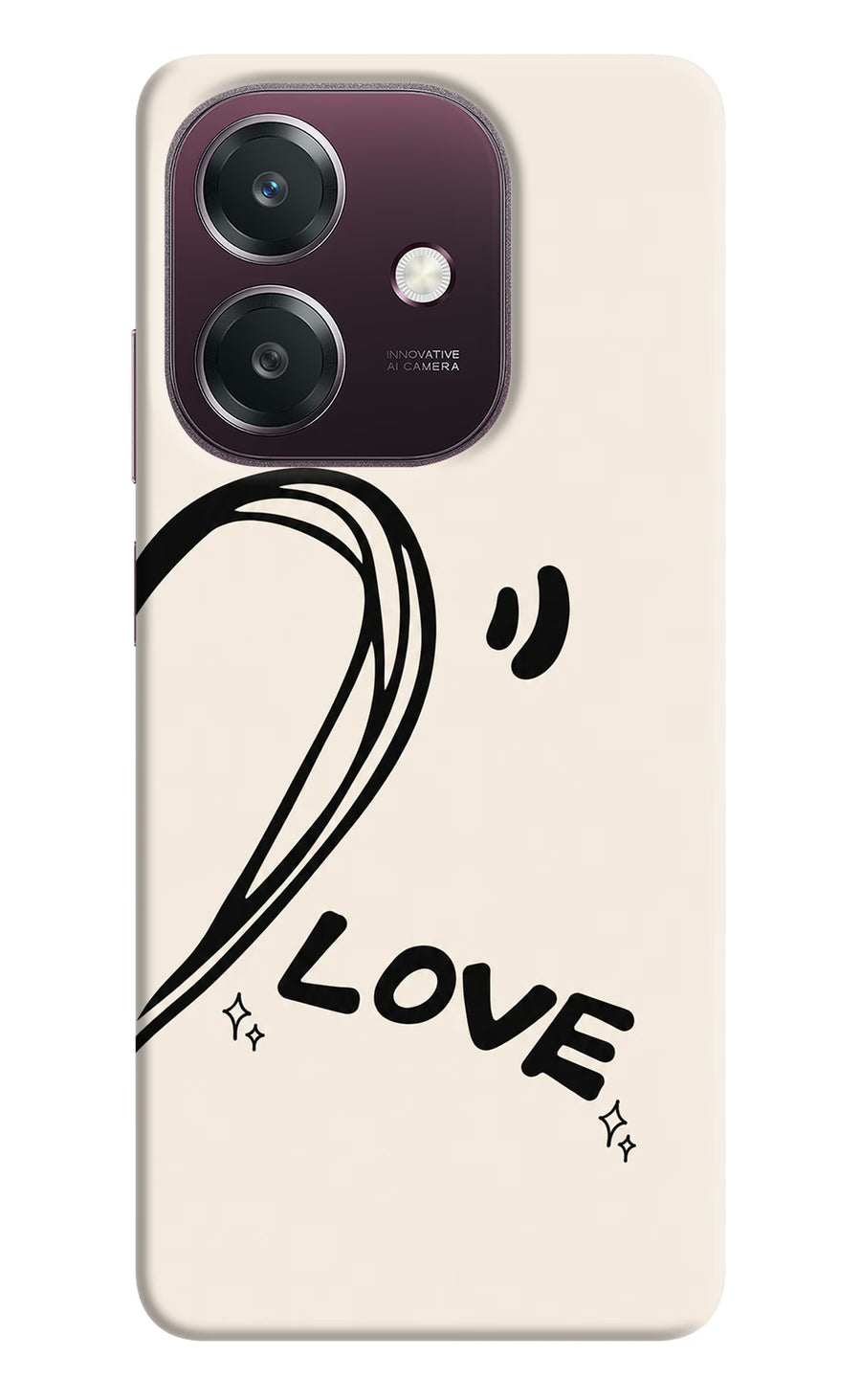 Soul Line Oppo A3 5G Back Cover, Hard case