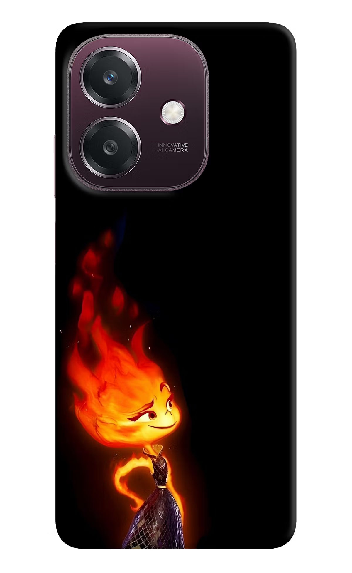 Ember Flame Oppo A3 5G Back Cover