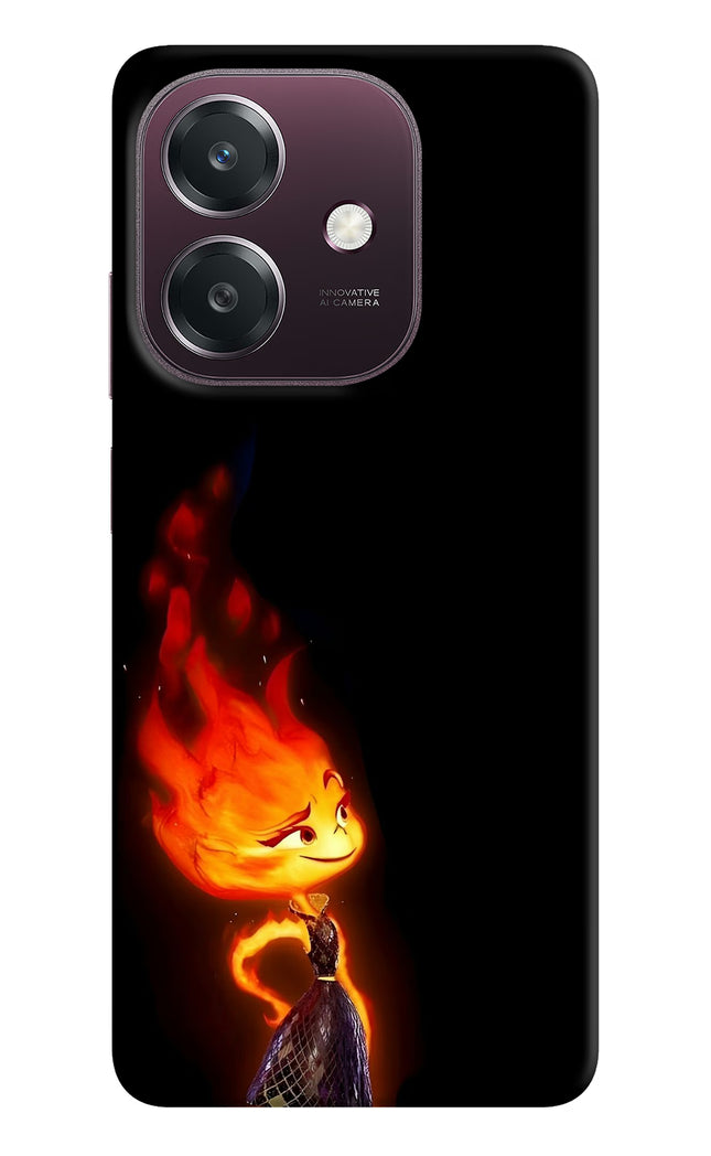Ember Flame Oppo A3 5G Hard Case Back Cover by Casekaro