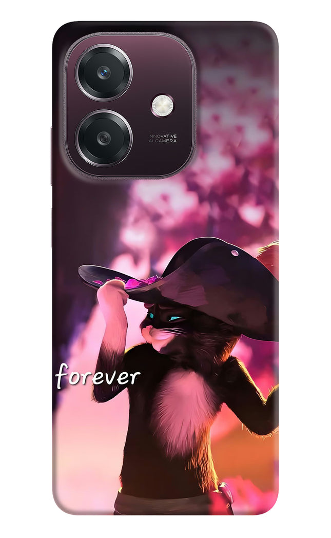 Forever Cat Oppo A3 5G Hard Case Back Cover by Casekaro