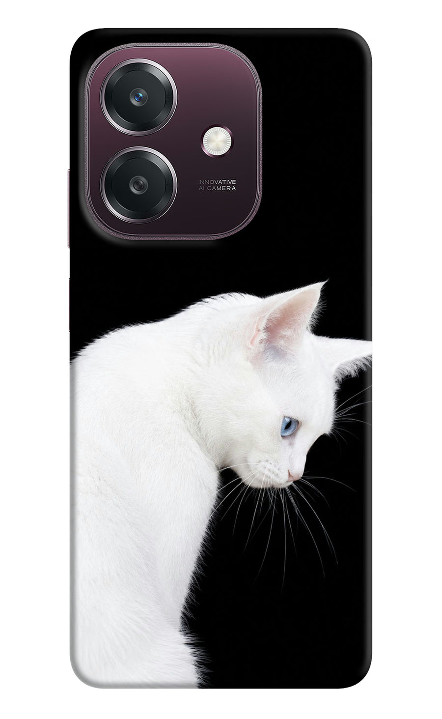 Snow Gaze Oppo A3 5G Back Cover, Hard case