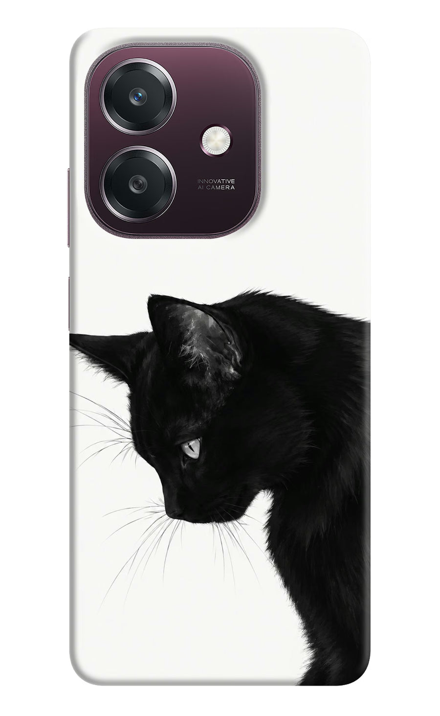Shadow Gaze Oppo A3 5G Back Cover, Hard case