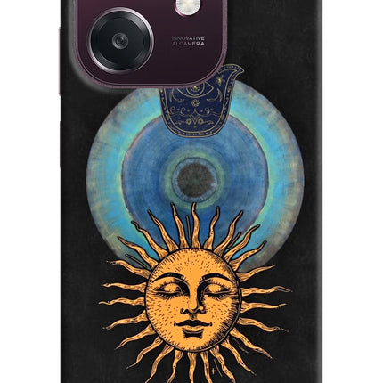 Divine Sun Oppo A3 5G Hard Case Back Cover by Casekaro