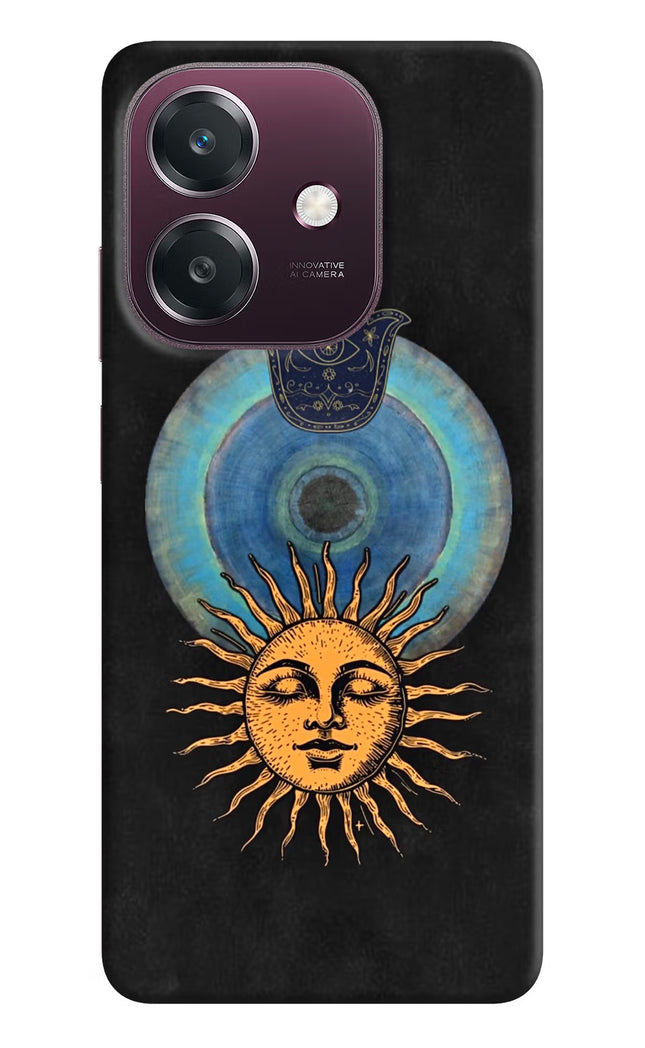 Divine Sun Oppo A3 5G Hard Case Back Cover by Casekaro