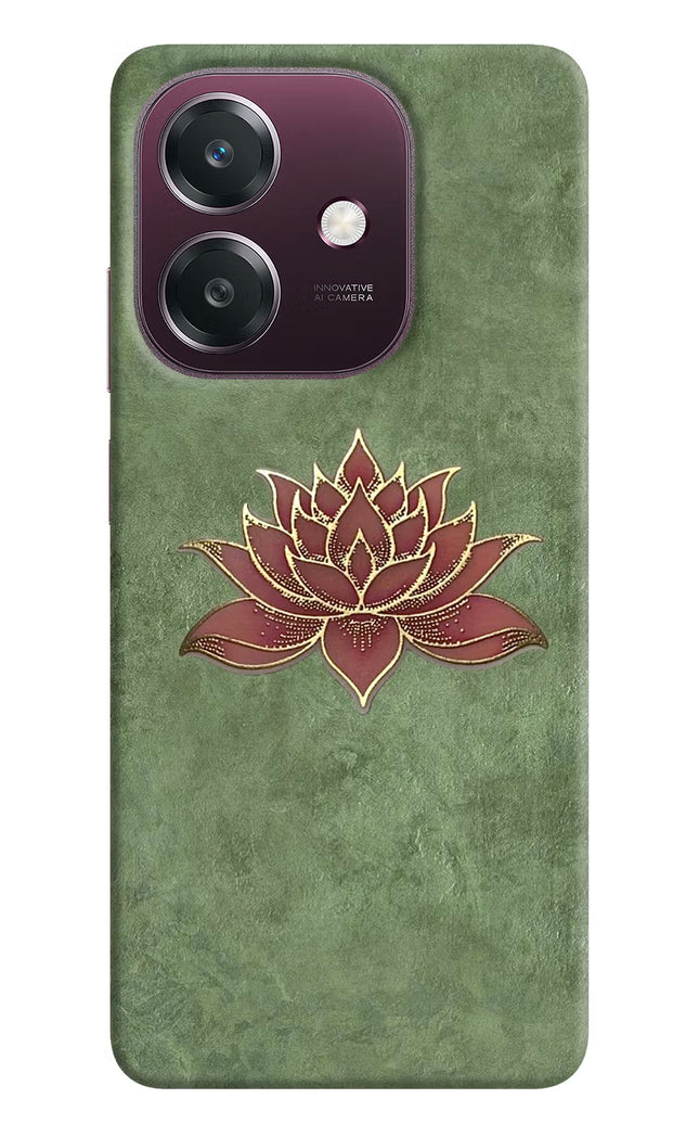 Lotus Grace Oppo A3 5G Hard Case Back Cover by Casekaro