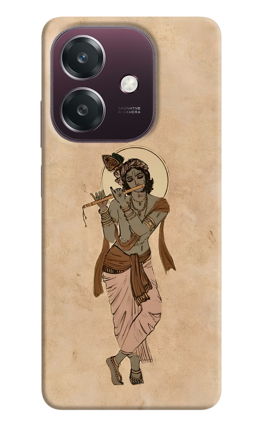 Krishna Oppo A3 5G Back Cover, Hard case