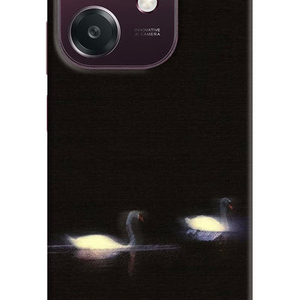 Silent Swans Oppo A3 5G Hard Case Back Cover by Casekaro