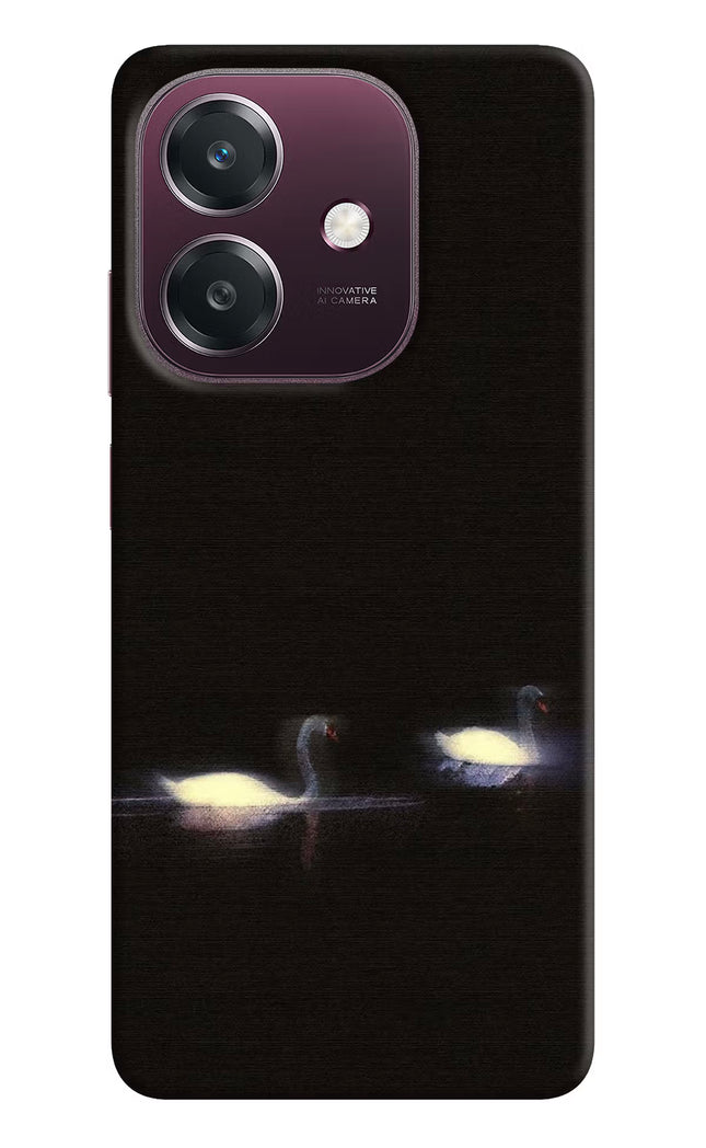 Silent Swans Oppo A3 5G Hard Case Back Cover by Casekaro