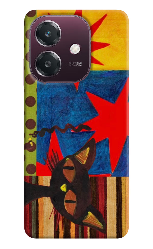 Pop Cat Oppo A3 5G Hard Case Back Cover by Casekaro