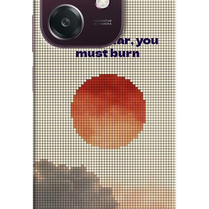 Pixel Sun Oppo A3 5G Hard Case Back Cover by Casekaro