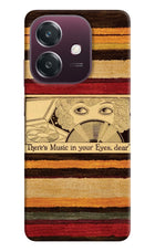 Vinyl Stripes Oppo A3 5G Hard Case Back Cover by Casekaro