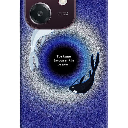 Dark Koi Oppo A3 5G Hard Case Back Cover by Casekaro