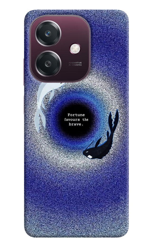 Dark Koi Oppo A3 5G Hard Case Back Cover by Casekaro