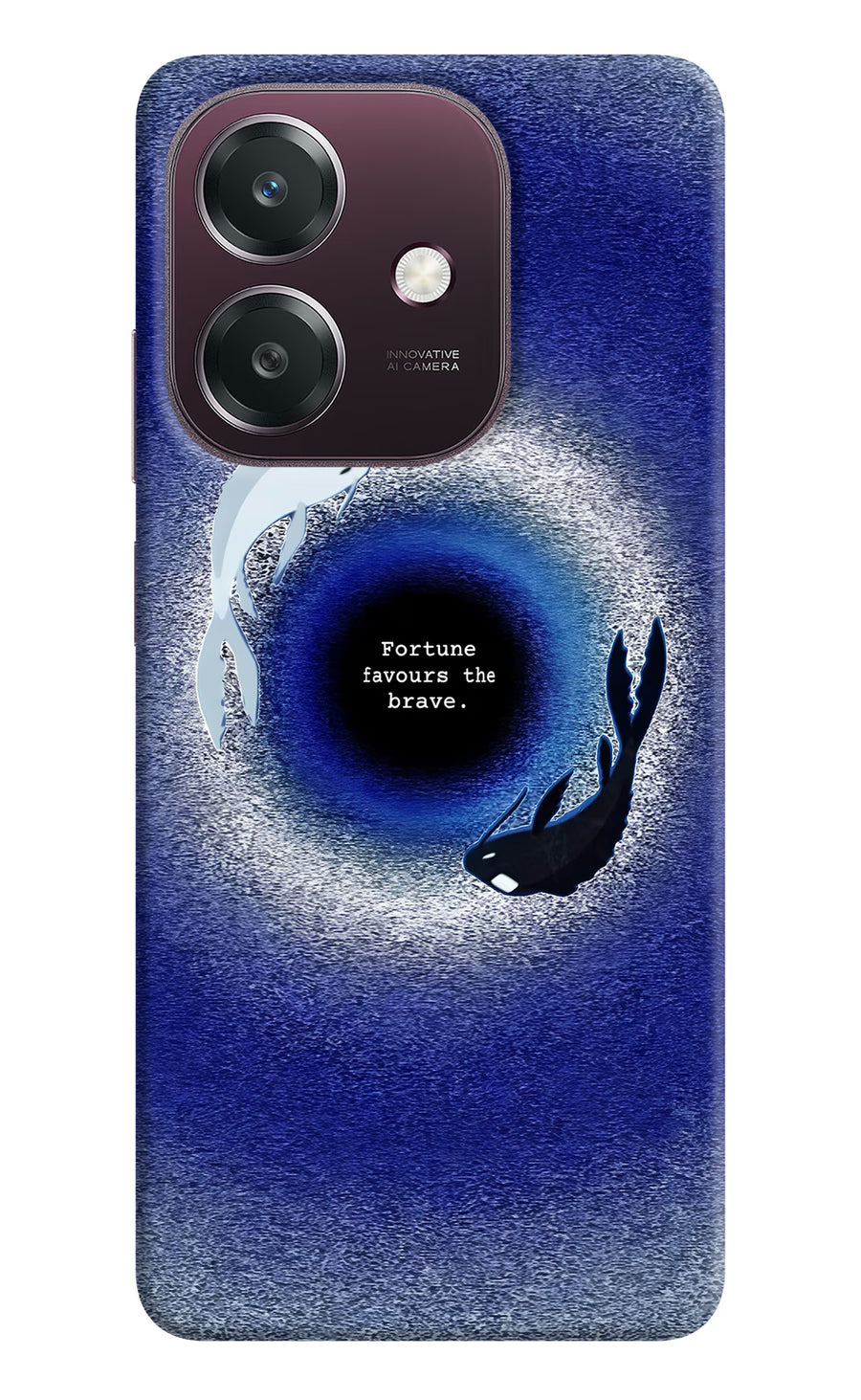 Dark Koi Oppo A3 5G Back Cover, Hard case
