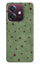 Green Stars Oppo A3 5G Hard Case Back Cover by Casekaro