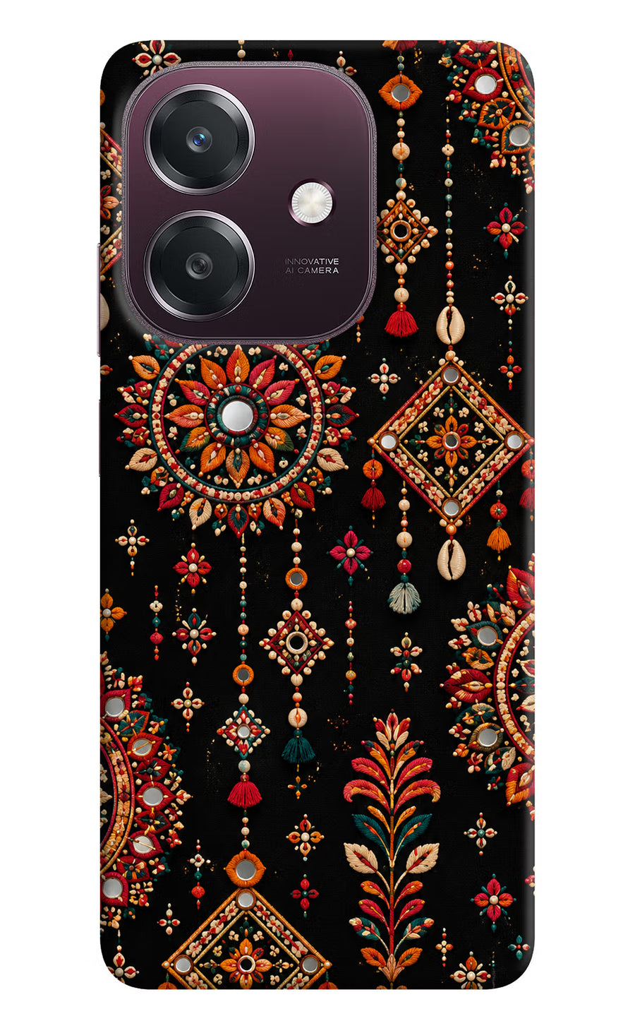Boho Noir Oppo A3 5G Back Cover, Hard case