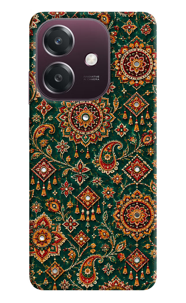 Green Pataka Oppo A3 5G Hard Case Back Cover by Casekaro