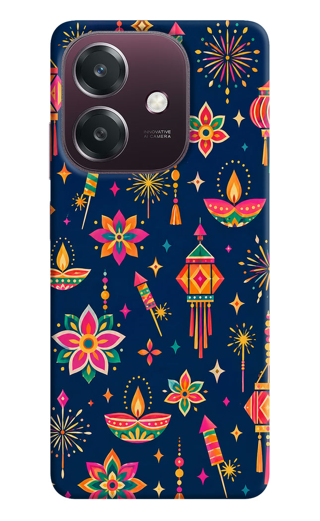 Festive Pop Oppo A3 5G Hard Case Back Cover by Casekaro