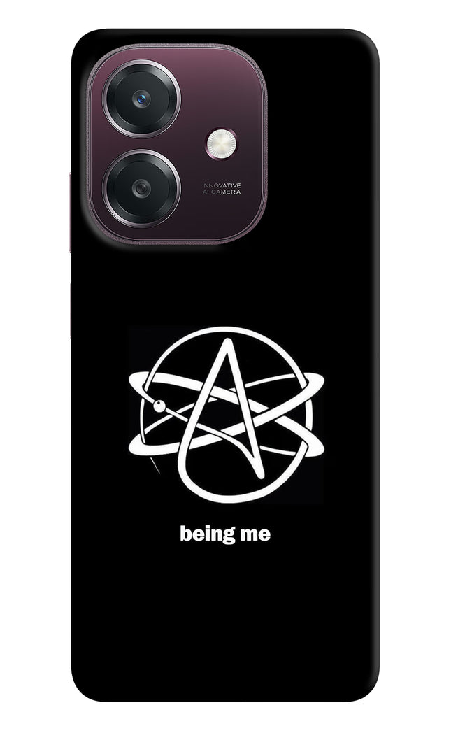 Atheist Symbol Oppo A3 5G Hard Case Back Cover by Casekaro