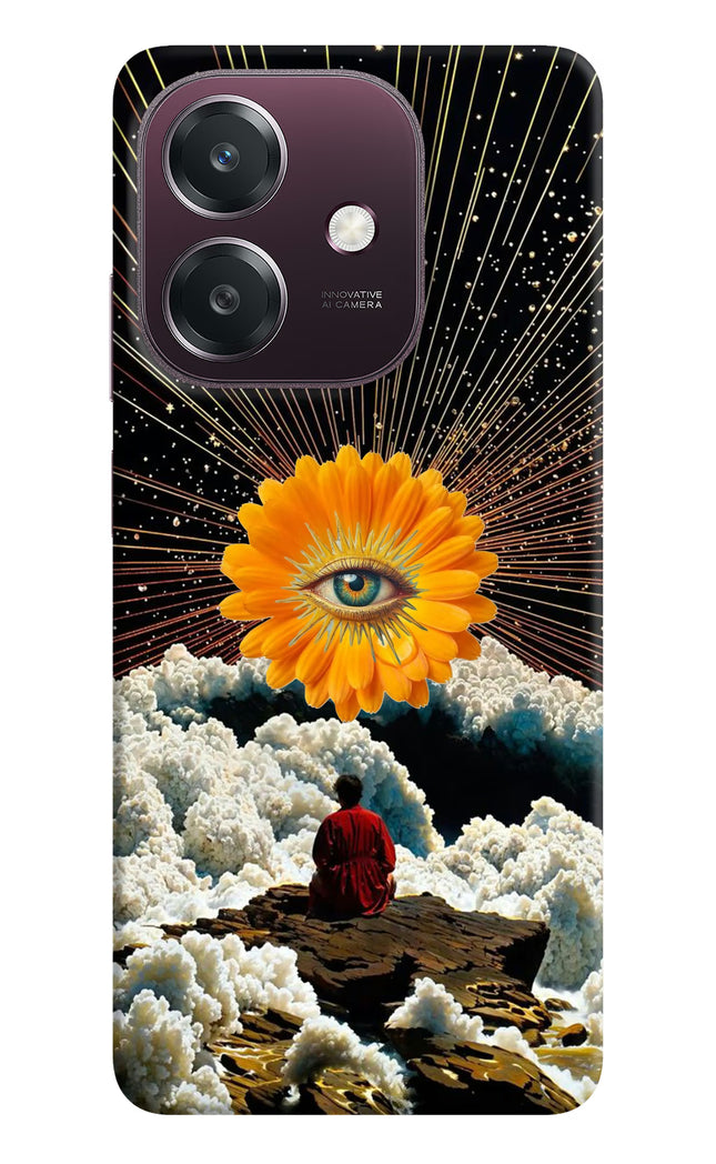 Cosmic Flower Oppo A3 5G Hard Case Back Cover by Casekaro