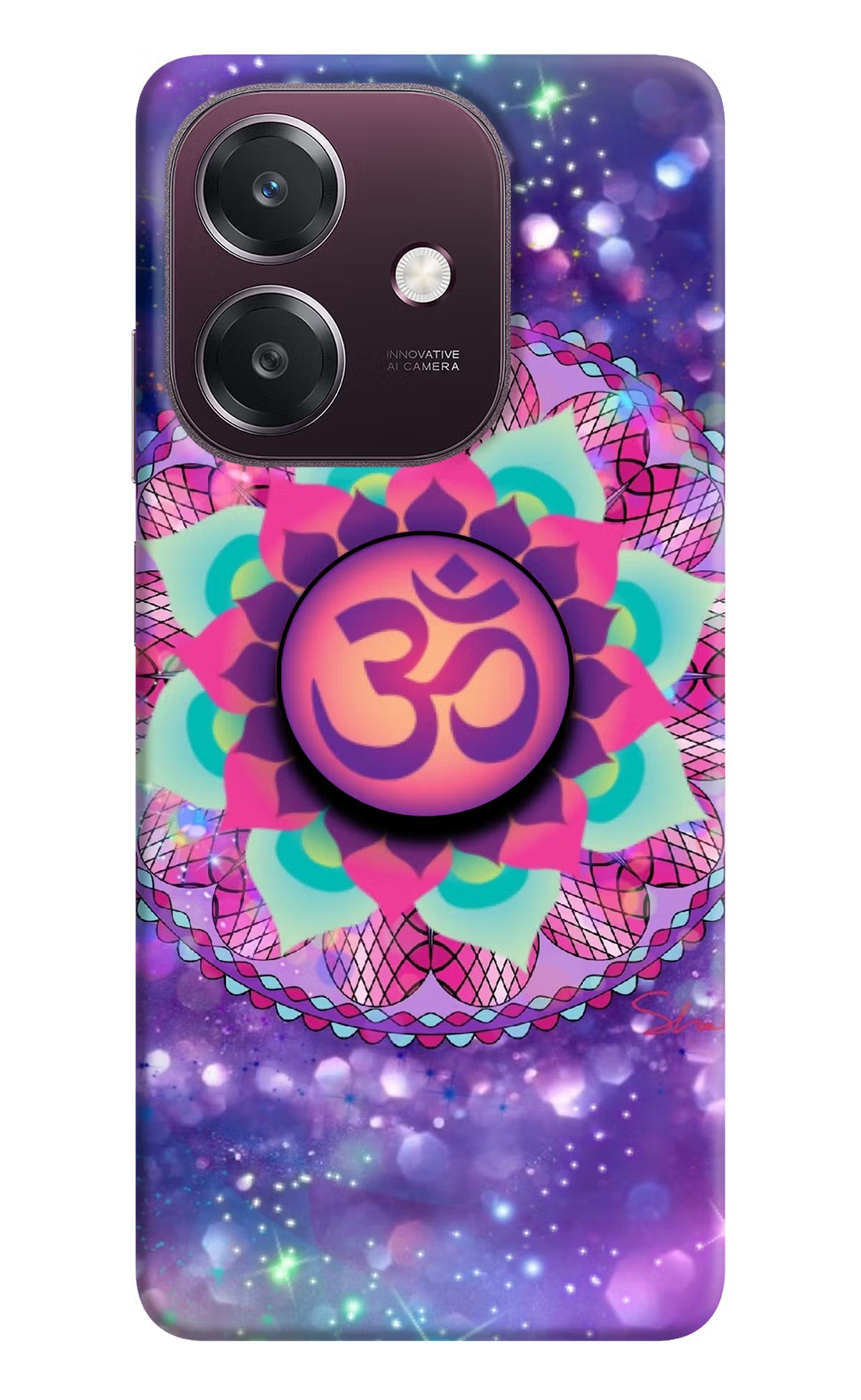 Om Purple Oppo A3 5G Pop Case