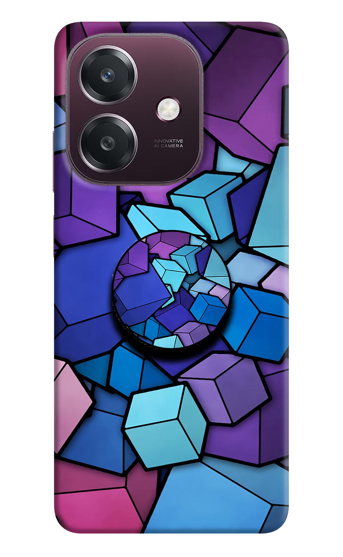Cubic Abstract Oppo A3 5G Pop Case
