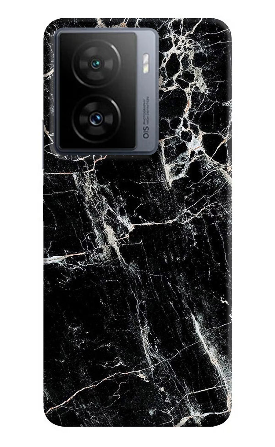 Black Marble Texture iQOO Z7 5G Back Cover, Hard case