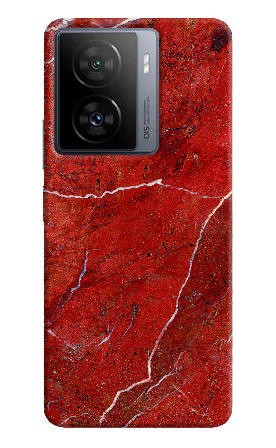 Red Marble Design iQOO Z7 5G Back Cover, Hard case