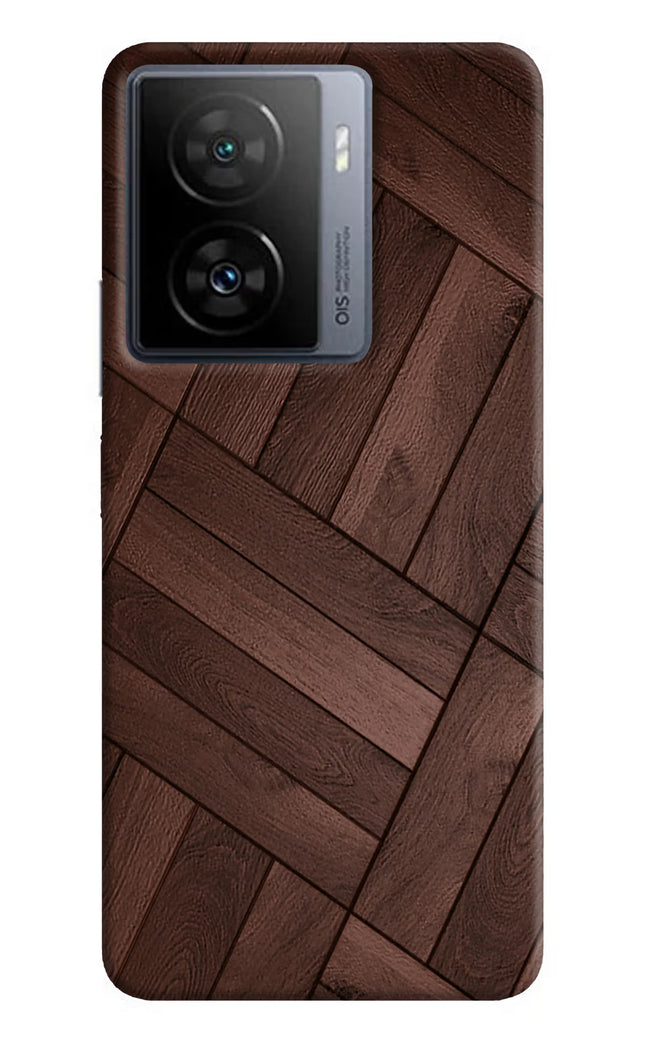 Wooden Texture Design iQOO Z7 5G Hard Case Back Cover by Casekaro