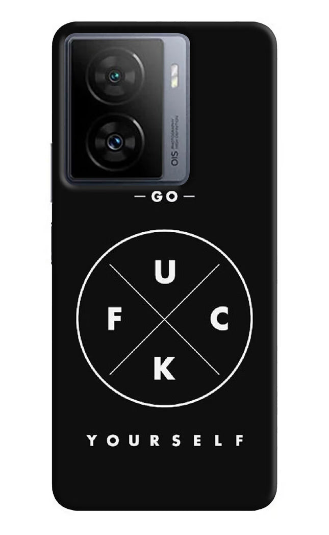 Go Fuck Yourself iQOO Z7 5G Hard Case Back Cover by Casekaro