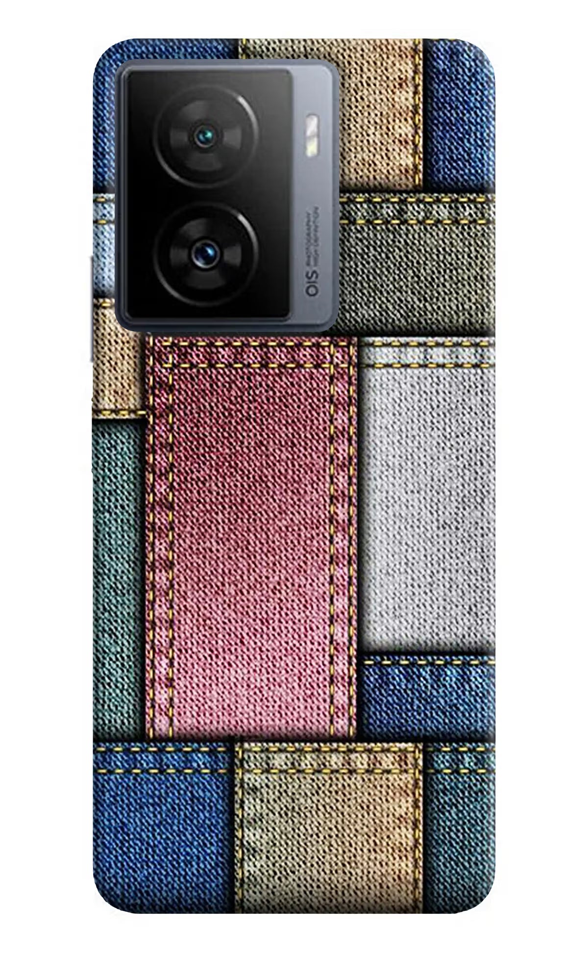 Multicolor Jeans iQOO Z7 5G Back Cover