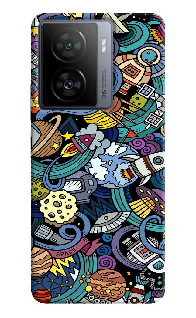 Space Abstract iQOO Z7 5G Hard Case Back Cover by Casekaro