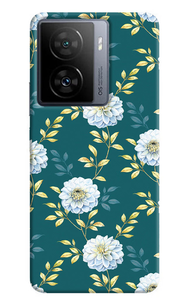 Flowers iQOO Z7 5G Hard Case Back Cover by Casekaro