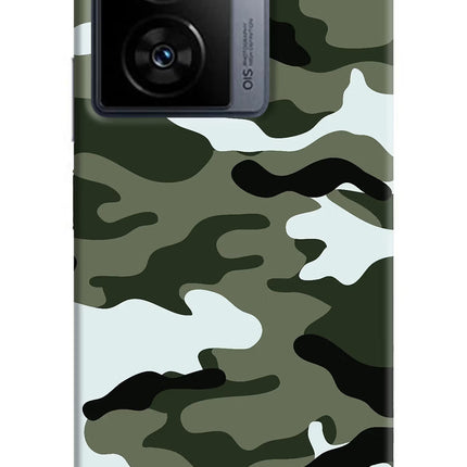 Camouflage iQOO Z7 5G Hard Case Back Cover by Casekaro