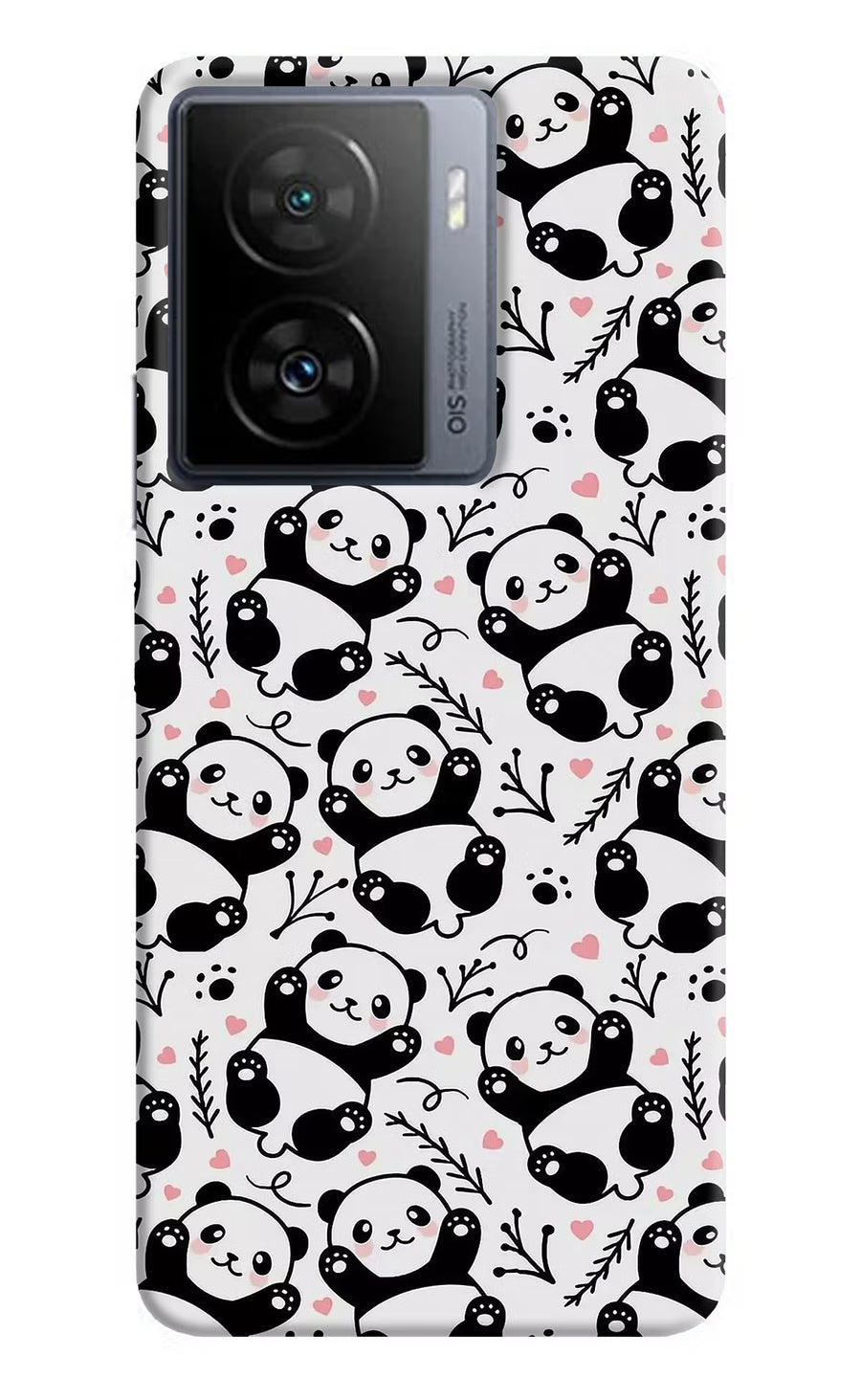 Cute Panda iQOO Z7 5G Back Cover, Hard case