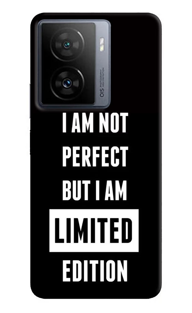 I Am Not Perfect But I Am Limited Edition iQOO Z7 5G Hard Case Back Cover by Casekaro