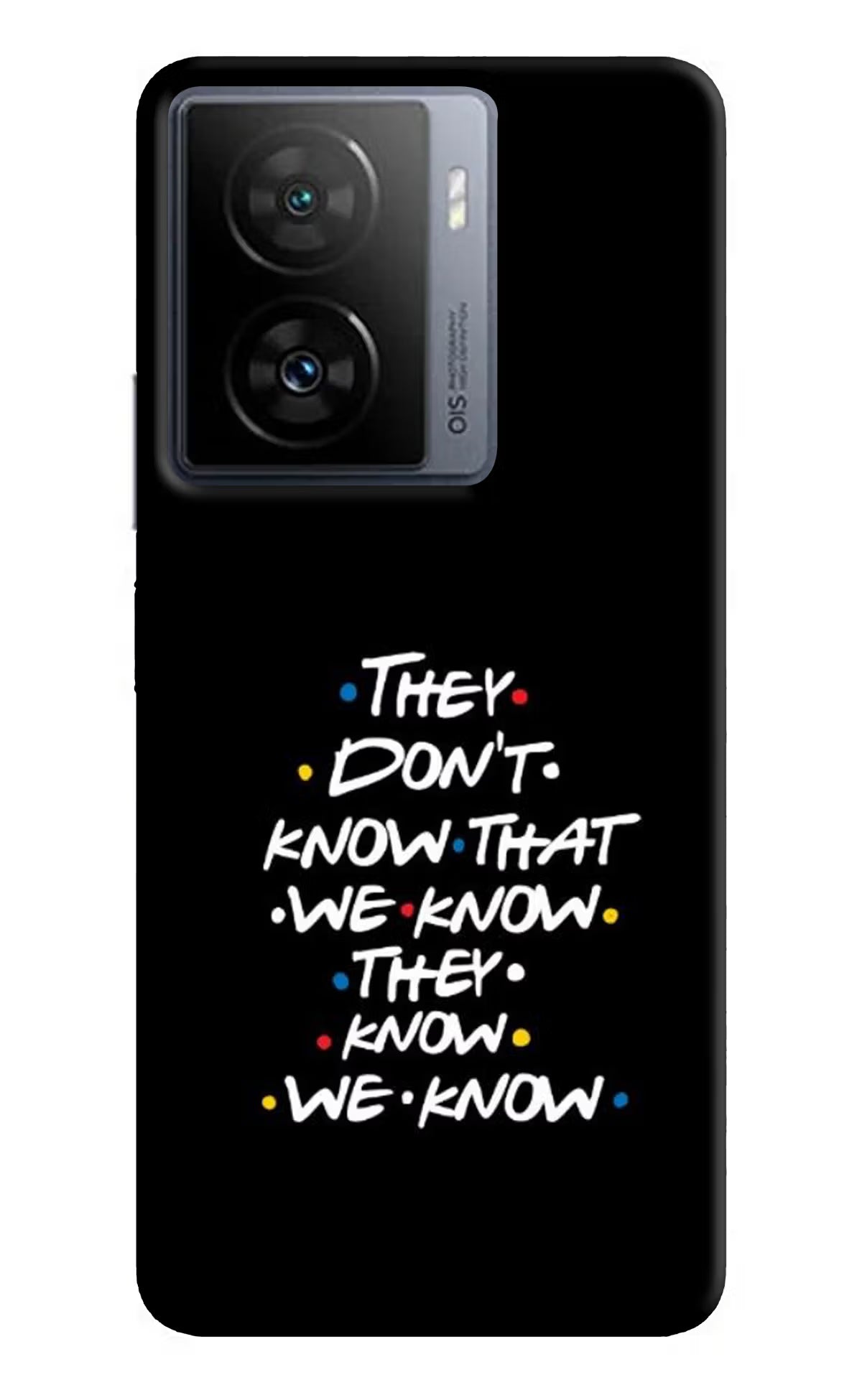 FRIENDS Dialogue iQOO Z7 5G Back Cover