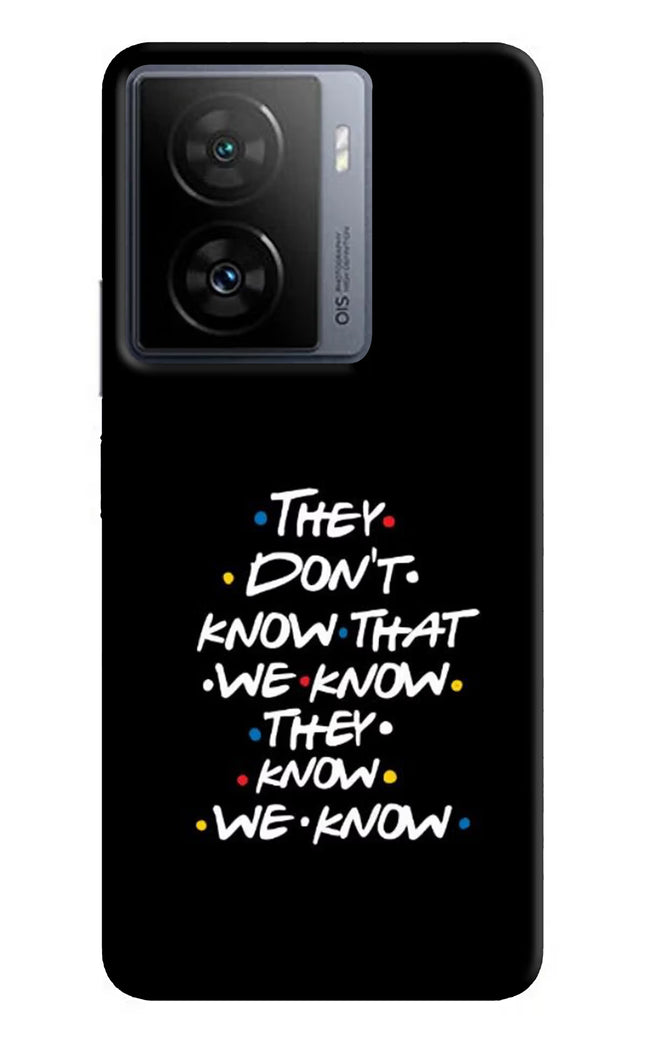 FRIENDS Dialogue iQOO Z7 5G Hard Case Back Cover by Casekaro